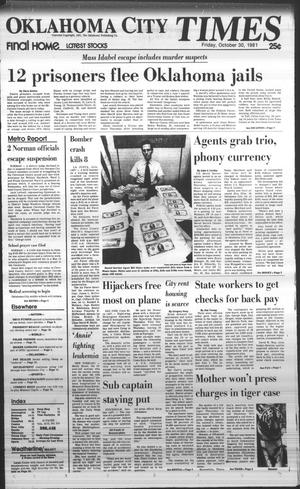 Oklahoma City Times (Oklahoma City, Okla.), Vol. 92, No. 216, Ed. 1 Friday, October 30, 1981