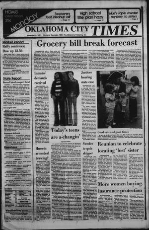 Oklahoma City Times (Oklahoma City, Okla.), Vol. 92, No. 218, Ed. 2 Monday, November 2, 1981