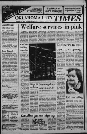 Oklahoma City Times (Oklahoma City, Okla.), Vol. 92, No. 226, Ed. 2 Wednesday, November 11, 1981