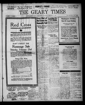 The Geary Times (Geary, Okla.), Vol. 5, No. 15, Ed. 1 Thursday, February 21, 1918