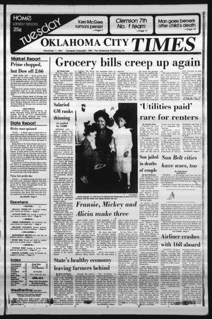 Oklahoma City Times (Oklahoma City, Okla.), Vol. 92, No. 243, Ed. 2 Tuesday, December 1, 1981