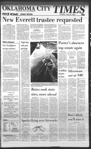 Oklahoma City Times (Oklahoma City, Okla.), Vol. 92, No. 111, Ed. 1 Tuesday, June 30, 1981
