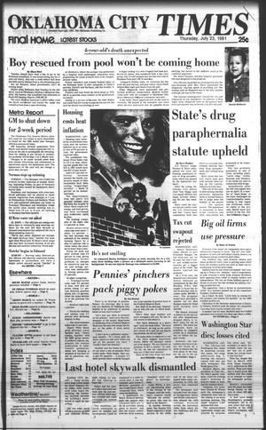 Oklahoma City Times (Oklahoma City, Okla.), Vol. 92, No. 131, Ed. 1 Thursday, July 23, 1981