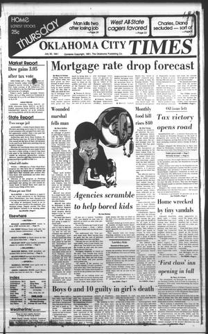 Oklahoma City Times (Oklahoma City, Okla.), Vol. 92, No. 137, Ed. 2 Thursday, July 30, 1981