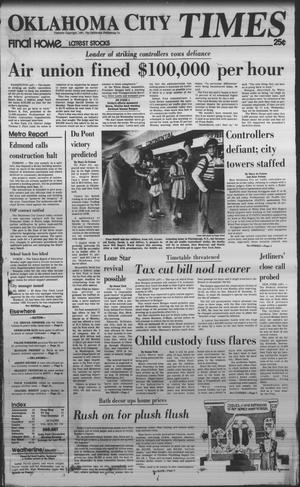 Oklahoma City Times (Oklahoma City, Okla.), Vol. 92, No. 141, Ed. 1 Tuesday, August 4, 1981