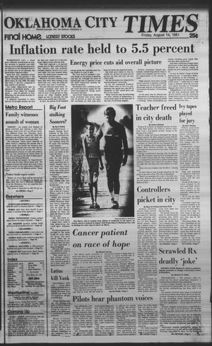 Oklahoma City Times (Oklahoma City, Okla.), Vol. 92, No. 150, Ed. 1 Friday, August 14, 1981