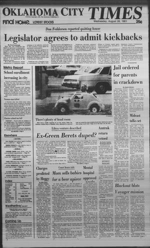 Oklahoma City Times (Oklahoma City, Okla.), Vol. 92, No. 160, Ed. 1 Wednesday, August 26, 1981