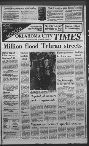 Oklahoma City Times (Oklahoma City, Okla.), Vol. 92, No. 164, Ed. 2 Monday, August 31, 1981