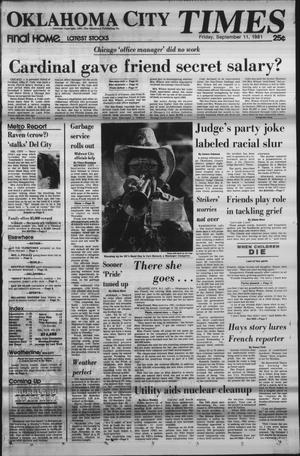 Oklahoma City Times (Oklahoma City, Okla.), Vol. 92, No. 174, Ed. 1 Friday, September 11, 1981