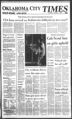 Oklahoma City Times (Oklahoma City, Okla.), Vol. 92, No. 275, Ed. 1 Thursday, January 7, 1982