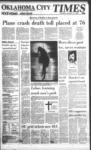Oklahoma City Times (Oklahoma City, Okla.), Vol. 92, No. 281, Ed. 1 Thursday, January 14, 1982