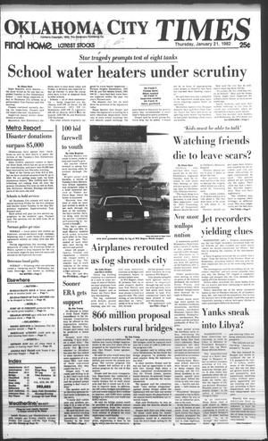 Oklahoma City Times (Oklahoma City, Okla.), Vol. 92, No. 287, Ed. 1 Thursday, January 21, 1982