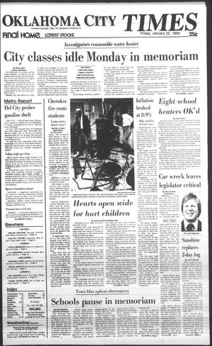 Oklahoma City Times (Oklahoma City, Okla.), Vol. 92, No. 288, Ed. 1 Friday, January 22, 1982