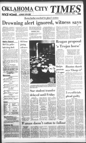 Oklahoma City Times (Oklahoma City, Okla.), Vol. 92, No. 292, Ed. 1 Wednesday, January 27, 1982