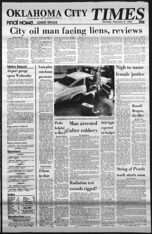 Oklahoma City Times (Oklahoma City, Okla.), Vol. 92, No. 302, Ed. 1 Monday, February 8, 1982
