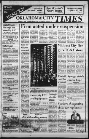 Oklahoma City Times (Oklahoma City, Okla.), Vol. 92, No. 305, Ed. 2 Thursday, February 11, 1982