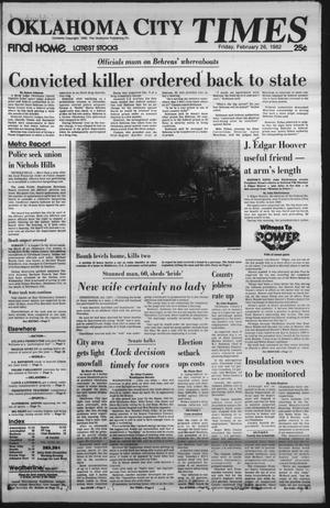 Oklahoma City Times (Oklahoma City, Okla.), Vol. 93, No. 5, Ed. 1 Friday, February 26, 1982