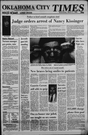 Oklahoma City Times (Oklahoma City, Okla.), Vol. 93, No. 9, Ed. 1 Wednesday, March 3, 1982