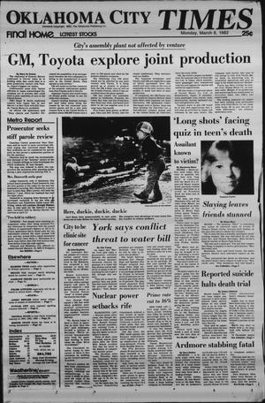 Oklahoma City Times (Oklahoma City, Okla.), Vol. 93, No. 13, Ed. 1 Monday, March 8, 1982