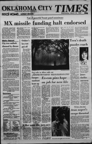 Oklahoma City Times (Oklahoma City, Okla.), Vol. 93, No. 27, Ed. 1 Wednesday, March 24, 1982