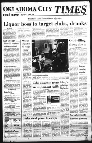 Oklahoma City Times (Oklahoma City, Okla.), Vol. 93, No. 34, Ed. 1 Thursday, April 1, 1982