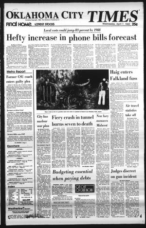 Oklahoma City Times (Oklahoma City, Okla.), Vol. 93, No. 39, Ed. 1 Wednesday, April 7, 1982
