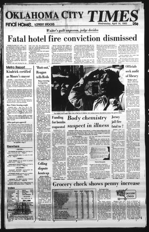 Oklahoma City Times (Oklahoma City, Okla.), Vol. 93, No. 45, Ed. 1 Wednesday, April 14, 1982