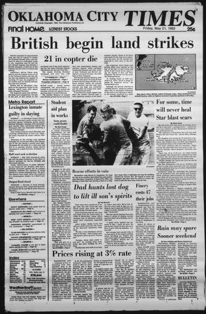 Oklahoma City Times (Oklahoma City, Okla.), Vol. 93, No. 77, Ed. 1 Friday, May 21, 1982