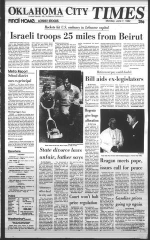 Oklahoma City Times (Oklahoma City, Okla.), Vol. 93, No. 91, Ed. 1 Monday, June 7, 1982