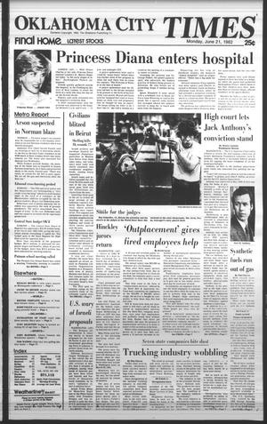 Oklahoma City Times (Oklahoma City, Okla.), Vol. 93, No. 103, Ed. 1 Monday, June 21, 1982