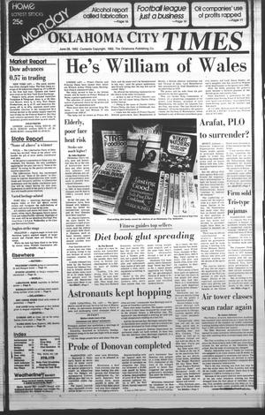 Primary view of object titled 'Oklahoma City Times (Oklahoma City, Okla.), Vol. 93, No. 109, Ed. 2 Monday, June 28, 1982'.