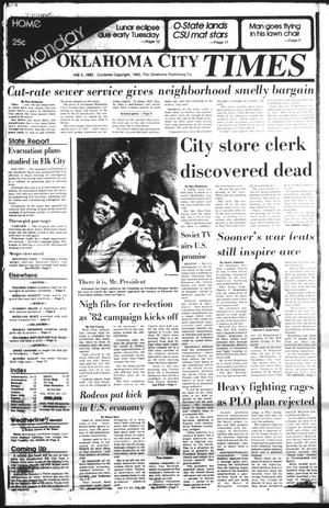 Oklahoma City Times (Oklahoma City, Okla.), Vol. 93, No. 115, Ed. 2 Monday, July 5, 1982
