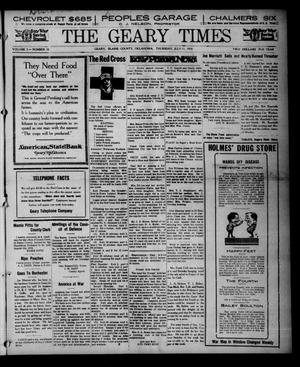 The Geary Times (Geary, Okla.), Vol. 5, No. 34, Ed. 1 Thursday, July 11, 1918