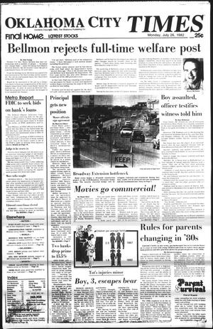 Oklahoma City Times (Oklahoma City, Okla.), Vol. 93, No. 133, Ed. 1 Monday, July 26, 1982