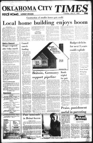 Oklahoma City Times (Oklahoma City, Okla.), Vol. 93, No. 134, Ed. 1 Tuesday, July 27, 1982