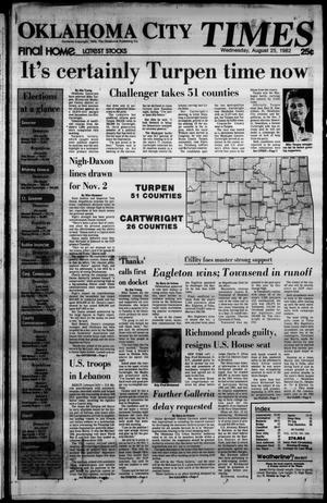 Oklahoma City Times (Oklahoma City, Okla.), Vol. 93, No. 159, Ed. 1 Wednesday, August 25, 1982