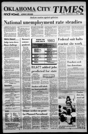 Oklahoma City Times (Oklahoma City, Okla.), Vol. 93, No. 167, Ed. 1 Friday, September 3, 1982