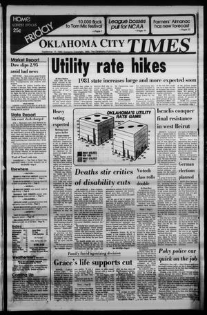Oklahoma City Times (Oklahoma City, Okla.), Vol. 93, No. 179, Ed. 2 Friday, September 17, 1982