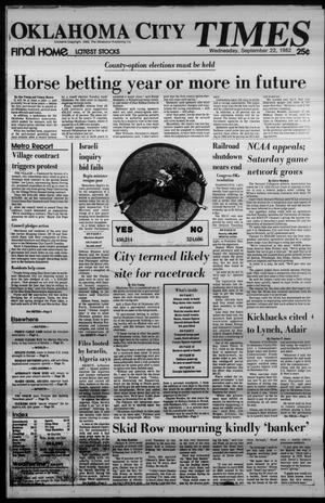 Oklahoma City Times (Oklahoma City, Okla.), Vol. 93, No. 183, Ed. 1 Wednesday, September 22, 1982