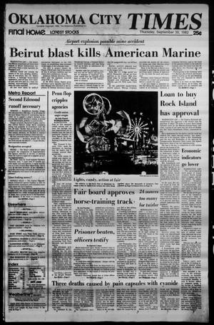 Oklahoma City Times (Oklahoma City, Okla.), Vol. 93, No. 190, Ed. 1 Thursday, September 30, 1982