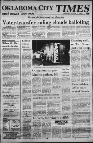 Oklahoma City Times (Oklahoma City, Okla.), Vol. 93, No. 196, Ed. 1 Thursday, October 7, 1982