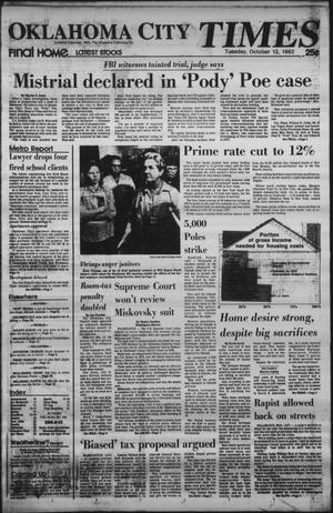 Oklahoma City Times (Oklahoma City, Okla.), Vol. 93, No. 200, Ed. 1 Tuesday, October 12, 1982