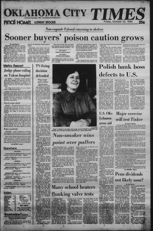 Oklahoma City Times (Oklahoma City, Okla.), Vol. 93, No. 209, Ed. 1 Friday, October 22, 1982