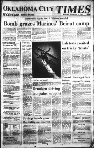 Oklahoma City Times (Oklahoma City, Okla.), Vol. 93, No. 217, Ed. 1 Monday, November 1, 1982