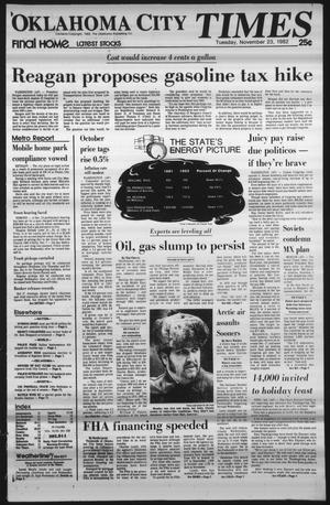 Primary view of object titled 'Oklahoma City Times (Oklahoma City, Okla.), Vol. 93, No. 236, Ed. 1 Tuesday, November 23, 1982'.