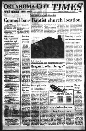 Oklahoma City Times (Oklahoma City, Okla.), Vol. 93, No. 290, Ed. 1 Tuesday, January 25, 1983