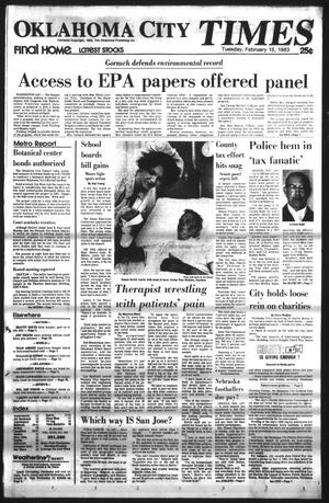 Oklahoma City Times (Oklahoma City, Okla.), Vol. 93, No. 308, Ed. 1 Tuesday, February 15, 1983