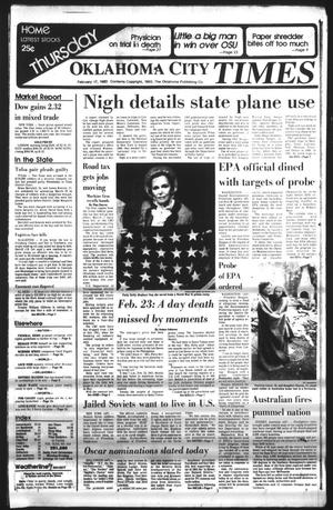 Oklahoma City Times (Oklahoma City, Okla.), Vol. 93, No. 310, Ed. 2 Thursday, February 17, 1983