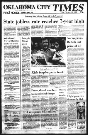 Oklahoma City Times (Oklahoma City, Okla.), Vol. 93, No. 311, Ed. 1 Friday, February 18, 1983