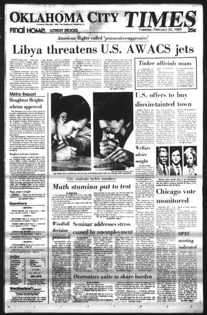 Oklahoma City Times (Oklahoma City, Okla.), Vol. 94, No. 1, Ed. 1 Tuesday, February 22, 1983